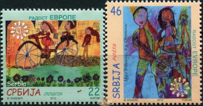 Сербия. 2013. Счастье Европы (Серия. MNH OG)