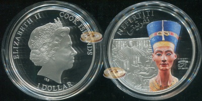 О-ва Кука. 1 доллар. 2013 (Proof. Серебрение. Эмаль)