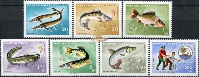 Венгрия. 1967. 14-й Конгресс Международной федерации рыболовов (Серия. MNH OG)