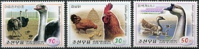 КНДР. 2016. Домашняя птица (Серия. MNH OG)