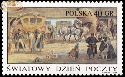 Польша. 1996. Всемирный день Почты (Почтовая марка. MNH OG)