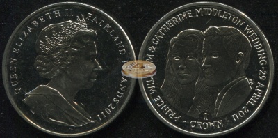 Фолклендские о-ва. 1 крона. 2011 (Unc)