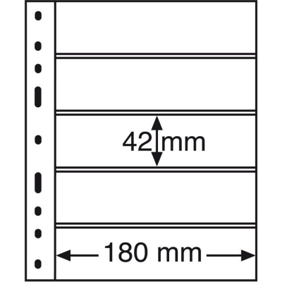 Лист Optima на 5 ячеек [1 шт] (Leuchtturm)