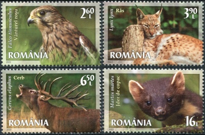 Румыния. 2022. Национальный парк Кэлимани (Серия Почтовых марок. MNH OG)