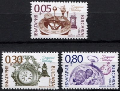 Болгария. 2015. Старинные часы (Серия. MNH OG)