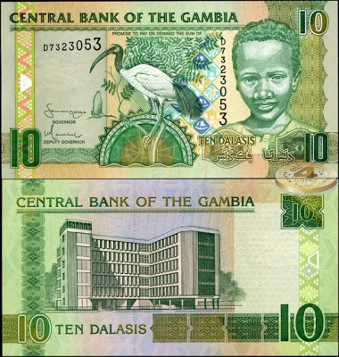 Гамбия. 10 даласи (Unc) 2006