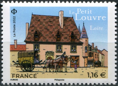Франция. 2022. Маленький Лувр, Ла Пакаудайэр (Почтовая марка. MNH OG)