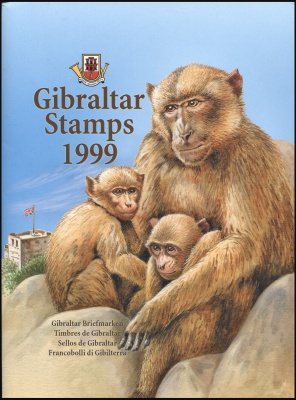 Гибралтар. Годовой набор почтовых марок (37 шт., MNH **) 1999