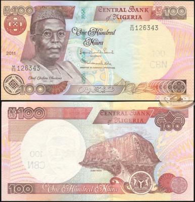 Нигерия. 100 найра (Unc) 2011