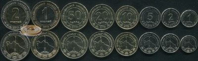 Туркменистан. Набор №3 (8 монет) 2009-10