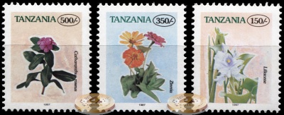 Танзания. 1997. Цветы (Серия. MNH OG)