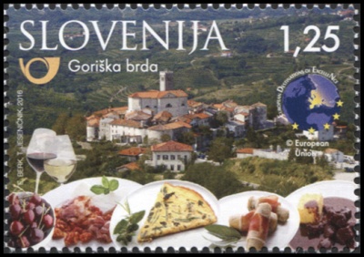 Словения. 2016. Горишка Брда (Почтовая марка. MNH OG)