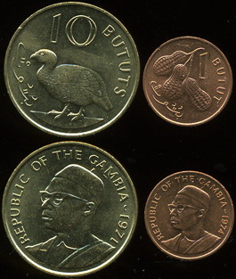 Гамбия. Набор №2 (2 монеты) 1971-74