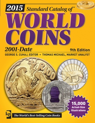 2015 Стандартный каталог монет всего мира. с 2001. 9 издание (Krause)