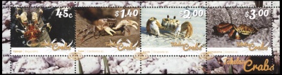 Токелау. 2015. Крабы Токелау (Малый лист. MNH OG)