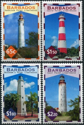 Барбадос. 2013. Маяки Барбадоса (Серия. MNH OG)