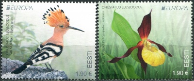 Эстония. 2021. Вымирающие виды (Серия Почтовых марок. MNH OG)