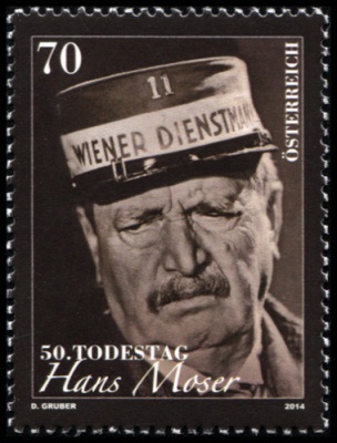 Австрия. 2014. 50 лет со дня смерти Ханса Мозера (Почтовая марка. MNH OG)