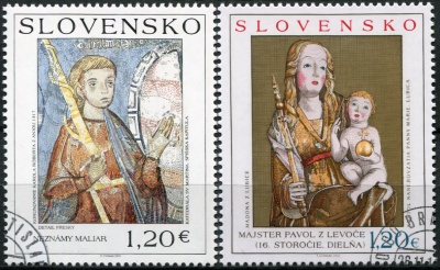 Словакия. 2010. Изобразительное искусство-живопись (Серия. CTO Гашеная)