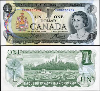 Канада. 1 доллар (Unc) 1973