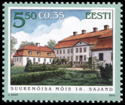 Эстония. 2010. Дворец Сууремыйса (Почтовая марка. MNH OG)