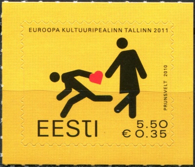 Эстония. 2010. Таллинн - культурная столица Европы (Почтовая марка. MNH OG)