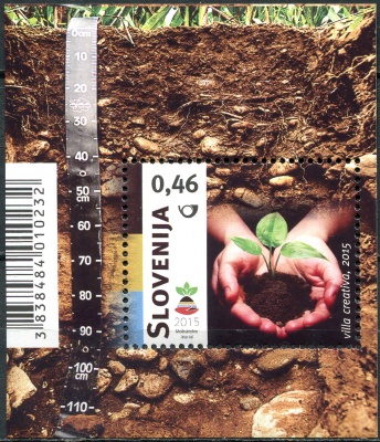 Словения. 2015. Международный год почв (Почтовый блок. MNH OG)