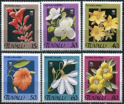 Тувалу. 1990. Цветы (Серия. MNH OG)