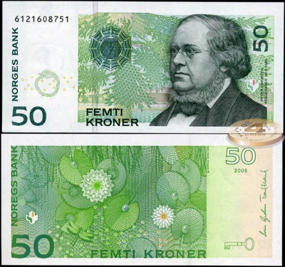 Норвегия. 50 крон (Unc) 2005