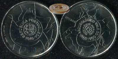 Португалия. 2.5 евро. 2010 (Unc)