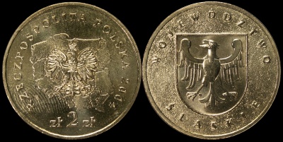 Польша. 2 злотых. 2004 (Unc) Силезское Воеводство