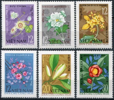 Вьетнам. 1964. Цветы из четырех сезонов (Серия. MNH OG)