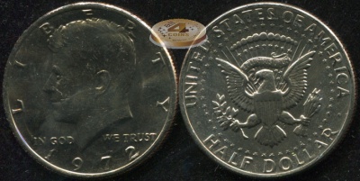 США. 1/2 доллара. 1972 (Unc)