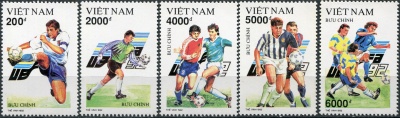 Вьетнам. 1992. Чемпионат Европы по футболу, Швеция (Серия. MNH OG)