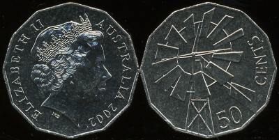 Австралия. 50 центов. 2002 (Unc)