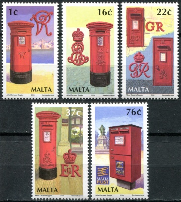Мальта. 2004. Почтовые ящики (Серия Почтовых марок. MNH OG)
