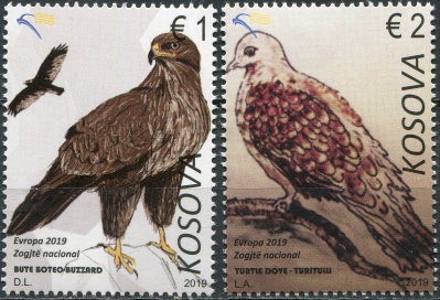 Косово. 2019. Национальные птицы (Серия Почтовых марок. MNH OG)