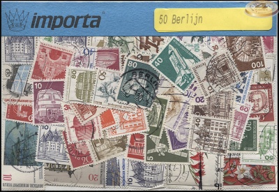 Западный Берлин. Набор почтовых марок (50 шт. Ассорти)