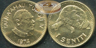 Тонга. 1 сенити. 1974 (Unc)