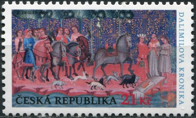 Чехия. 2015. 700 лет Далимиловой хронике (Почтовая марка. MNH OG)