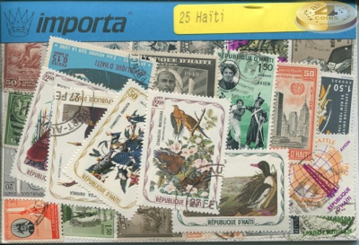 Гаити. Набор почтовых марок (25 шт. Ассорти)