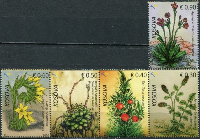 Косово. 2020. Флора Косово (Сцепка. MNH OG)