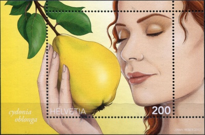 Швейцария. 2017. Айва (Блок. MNH OG)