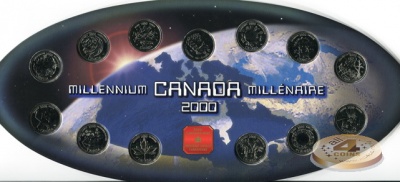 Канада. Официальный набор (13 монет) 2000