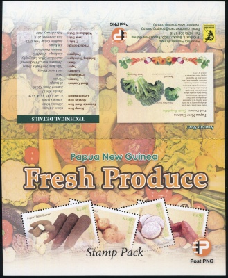 Папуа Новая Гвинея. 2019. Свежие продукты (Серия. Буклет. MNH OG)