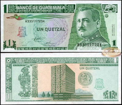 Гватемала. 1 кетсаль (Unc) 1995