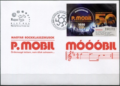 Венгрия. 2023. Классика венгерской рок-музыки. P.Mobil (Конверт Первого Дня. Mint)