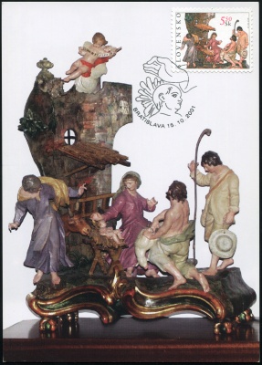 Словакия. 2001. Рождество (Картмаксимум. Мint)