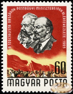 Венгрия. 1965. Конференция министров почтовой связи социалистических стран (Почтовая марка. MNH OG)