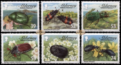 Олдерни. 2013. Жуки (Серия. MNH OG)